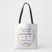 Sponsor Voorstel Aangepaste peetmoeder Tote Bag (Voorkant)