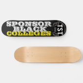 SPONSOR ZWARTE HOGESCHOOL Skateboard (Horizontaal)
