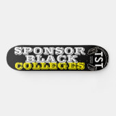 SPONSOR ZWARTE HOGESCHOOL Skateboard (Horizontaal)
