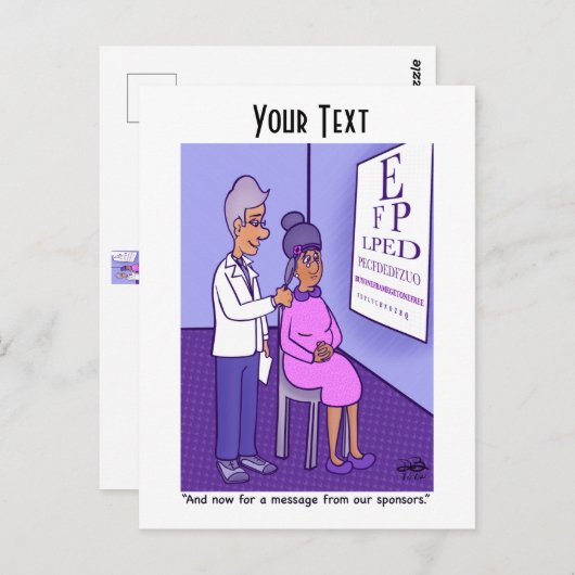 Sponsors Briefkaart (Voorkant / Achterkant)