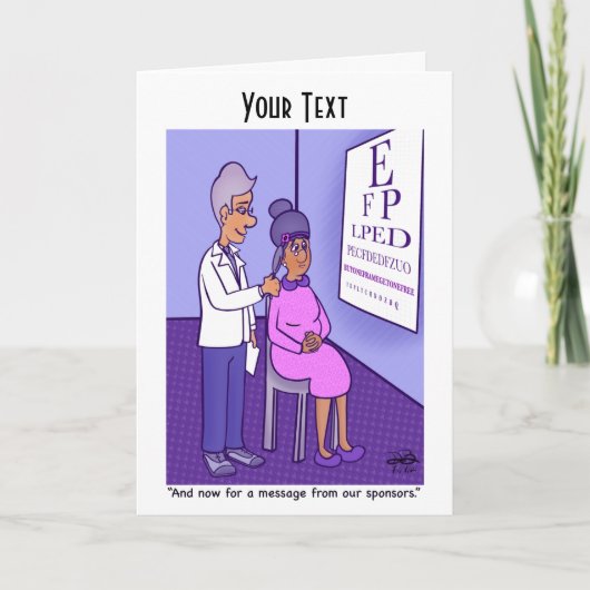 Sponsors Wenskaart Kaart (Voorkant)