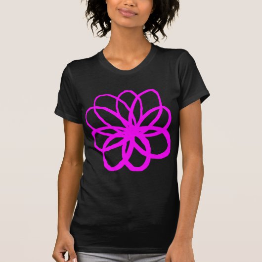 Spontane ventilator - magenta t-shirt (Voorkant)