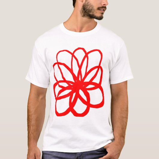 Spontane ventilator - Rood T-shirt (Voorkant)