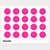 Spontaniteit (Deugd sticker) Ronde Sticker (Vel)