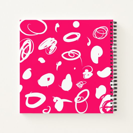 Spontatisch ontwerp Spiral Notitieboek (Achterkant)