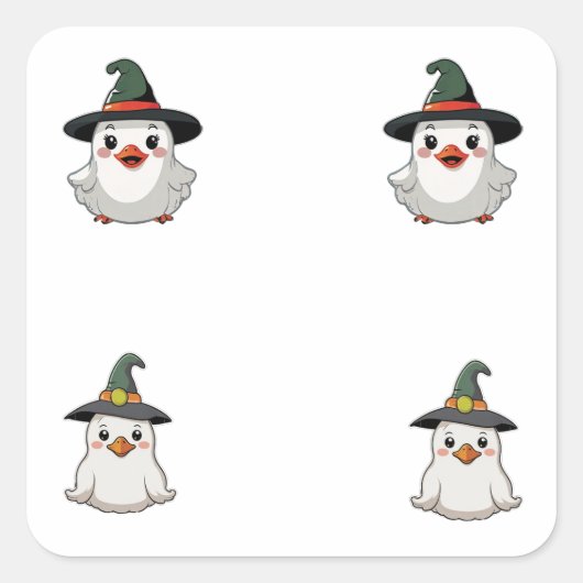 Spoo-sey Goosey Halloween Sticker Pack (Voorkant)