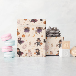 Spooctactulaire verjaardagsfeestje Halloween Cadeaupapier