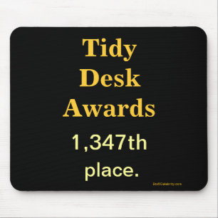 Spoof Kantoor Awards Tidy Desk Cruel Joke Muismat