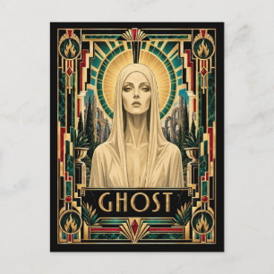 Spook, Art Deco Mythisch Briefkaart
