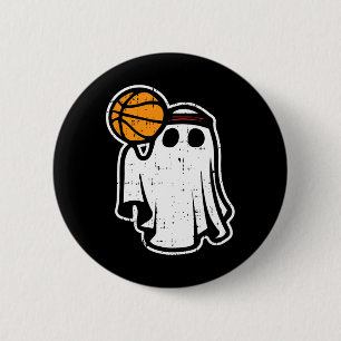 Spook Basketbal Halloween Kostuum Ghoul Spirit Me Ronde Button 5,7 Cm