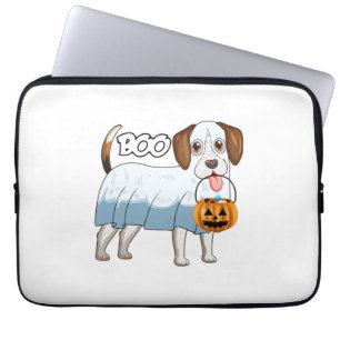 Spook Beagle Halloween Hond Laptop Sleeve