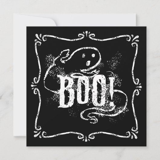 Spook Boo Kaart (Voorkant)