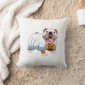 Spook Bulldog Halloween Hond Kussen (Deken)