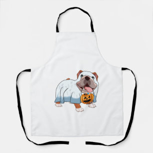 Spook Bulldog Halloween Hond Schort