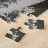 Spook Buzzard op tak Boslandschap Wildlife Scene Legpuzzel (Zijkant)