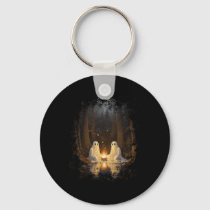 Spook Campfire Camping Gotisch Halloween Sleutelhanger