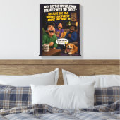 Spook Canvas Afdruk (Insitu (Slaapkamer))