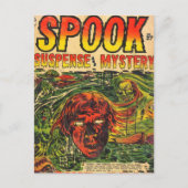 Spook Comic Book Briefkaart (Voorkant)