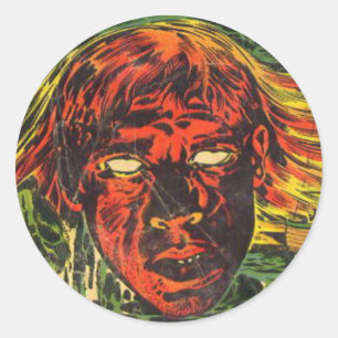 Spook Comic Book Ronde Sticker