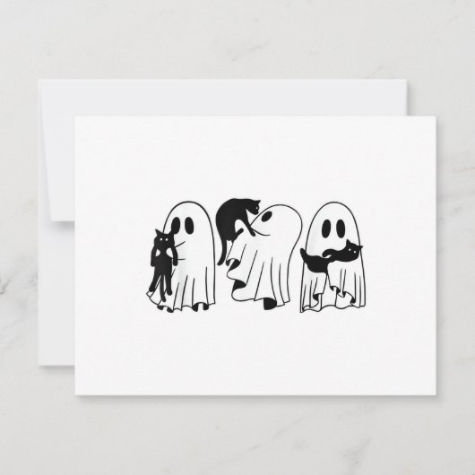 Spook die Zwarte Kat Vasthoudt Grappig Halloween K (Voorkant)