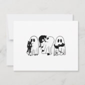 Spook die Zwarte Kat Vasthoudt Grappig Halloween K (Achterkant)