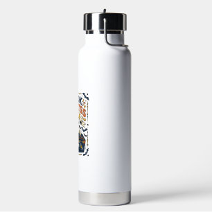 Spook DJ Spooky Beats Vintage Gravure Halloween Waterfles