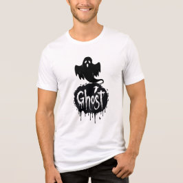 Spook – Donkere Horror Drip Text Kunst Tri-Blend Shirt