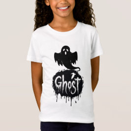 Spook – Donkere Horror Druppelende Tekst Kunst T-shirt