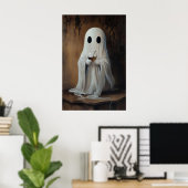 Spook drank wijn cocktail print, spook bar poster (Thuiskantoor)