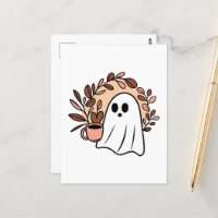Spook drink koffie