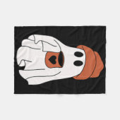Spook Drink Koffie Grappig Halloween Kostuum Coff Fleece Deken (Voorkant (Horizontaal))