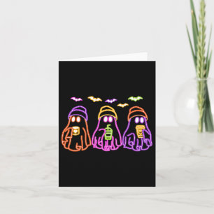 Spook Drink Koffie Grappig Halloween Kostuum Coff Kaart
