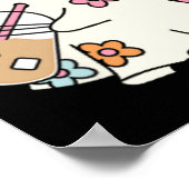 Spook Drink Koffie Grappig Halloween Kostuum Coff Poster (Hoek)
