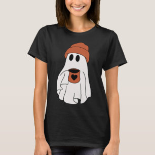 Spook Drink Koffie Grappig Halloween Kostuum Coff T-shirt