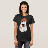 Spook Drink Koffie Grappig Halloween Kostuum Coff T-shirt (Voorkant volledig)