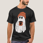 Spook Drink Koffie Grappig Halloween Kostuum Coff T-shirt (Voorkant)