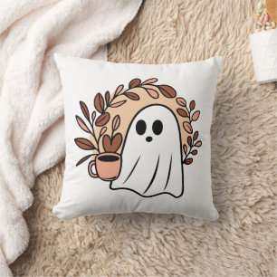 Spook drink koffie kussen