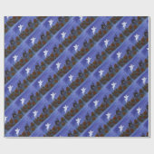 Spook en Cat in de pompoen. Cadeaupapier (Vlak)