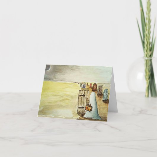 Spook en deuren kaart (Voorkant)