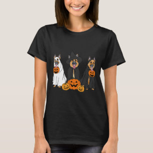 spook en heks Duitse herder T-shirt