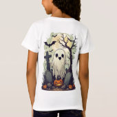 Spook- En Jack O Lantern Patch Voor Halloween 🦇 T-shirt (Achterkant)