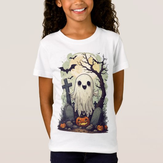 Spook- En Jack O Lantern Patch Voor Halloween 🦇 T-shirt (Voorkant)