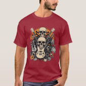 Spook en klokken t-shirt (Voorkant)