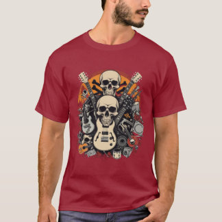 Spook en klokken t-shirt