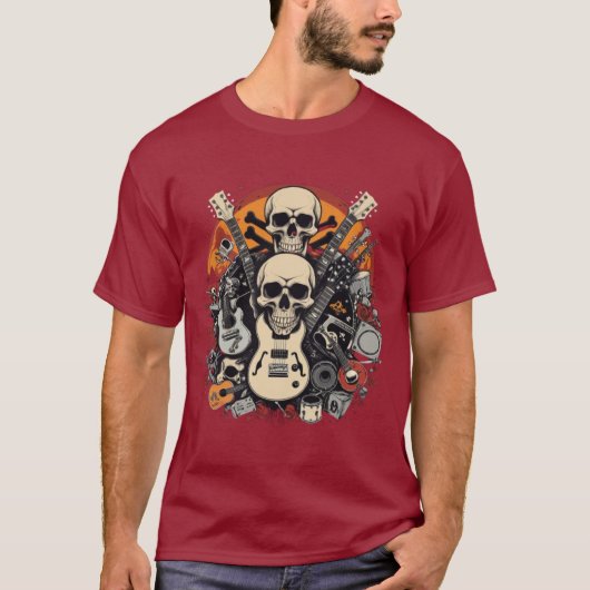 Spook en klokken t-shirt (Voorkant)