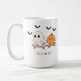 Spook- en pompoenskatemok voor Halloween Koffiemok