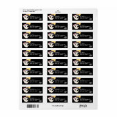 Spook- en Spider-adreslabels Etiket (Full Sheet)