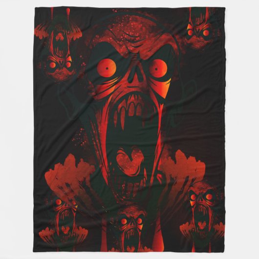 Spook Fleece Deken (Voorkant)