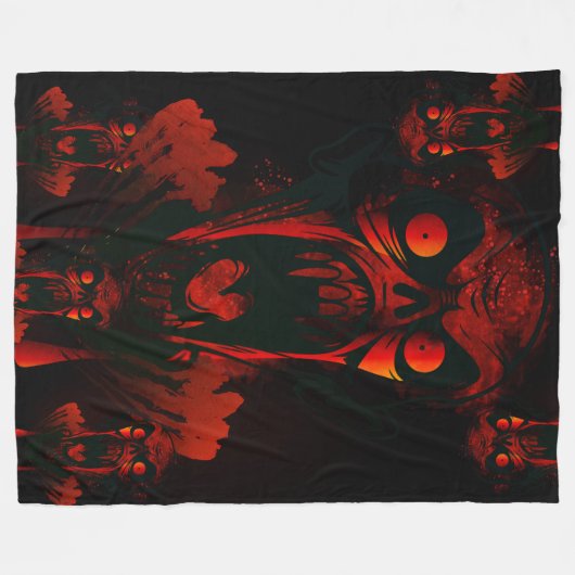 Spook Fleece Deken (Voorkant (Horizontaal))