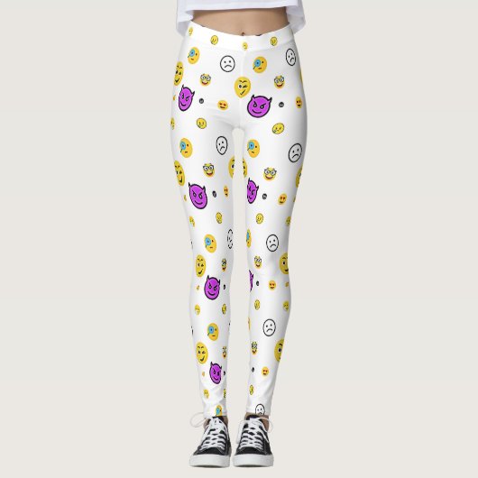 Spook, grappige, stoute, vrolijke uitdrukkingen leggings (Voorkant)